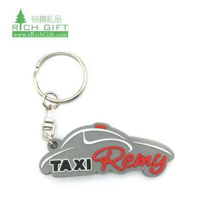 Cheap Wholesale Custom Made Keychain 3D Rubber PVC Soft Keychain Key Ring Plastic Key Chain for Promotional Gifts